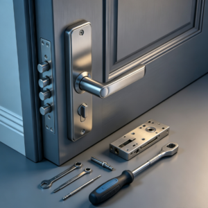 Installation service for EN-standard residential entry door locks