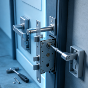 Replacement service for apartment building entrance access control units