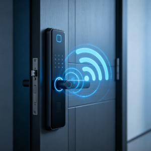 Configuration service for smart lock network connectivity