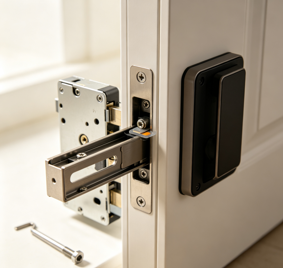 Installation and calibration of fully automatic sliding-cover locks - Image 2