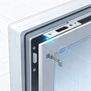Installation of specialized lock bodies for narrow-frame doors