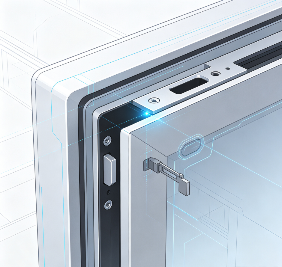 Installation of specialized lock bodies for narrow-frame doors
