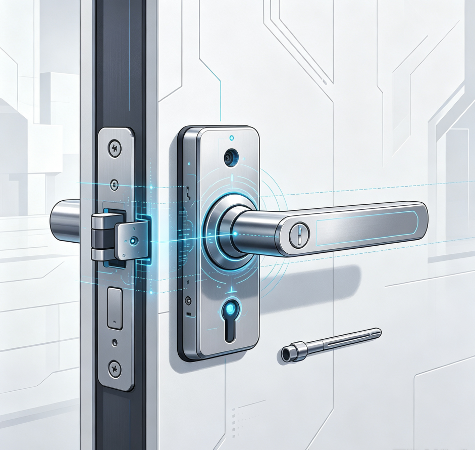 Correction of door sagging and lock hole realignment - Image 2