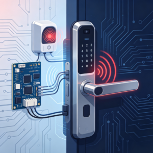 Installation of external alarm linkage for access control systems