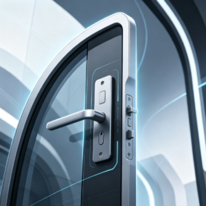 Lock installation solutions for curved doors