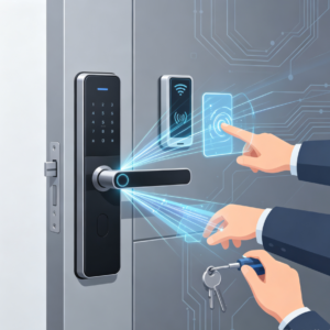 Installation of lightning and surge protection for access control systems
