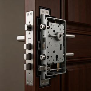 Replacement service for multi-point entry door lock bodies