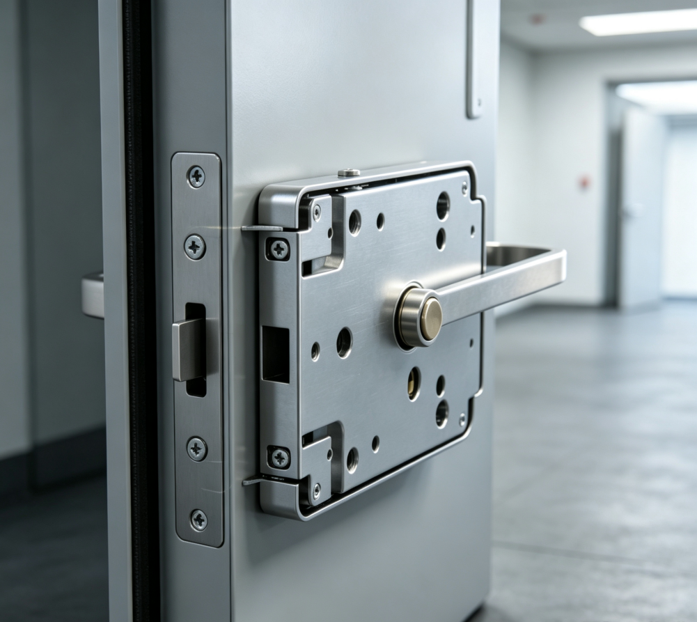 Installation of commercial fire-rated door lock bodies - Image 2